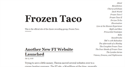 Desktop Screenshot of frozentaco.com